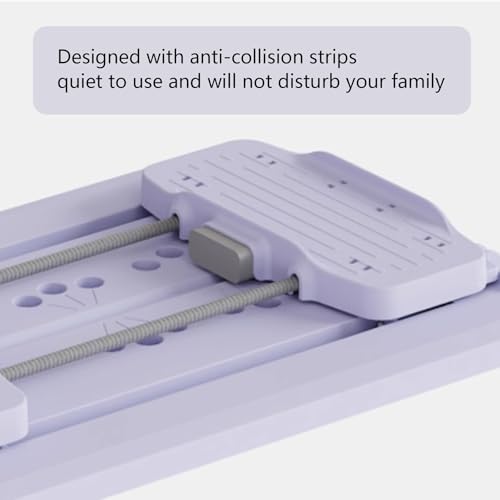 Multifunctionele pilates-board- en hervormer-machineset - buikwals, skitrainer, weerstandsbanden en planktrainer - soepel glijsysteem met toonbank en telefoonhouder, ideaal voor thuis pilates en Core - Afbeelding 6