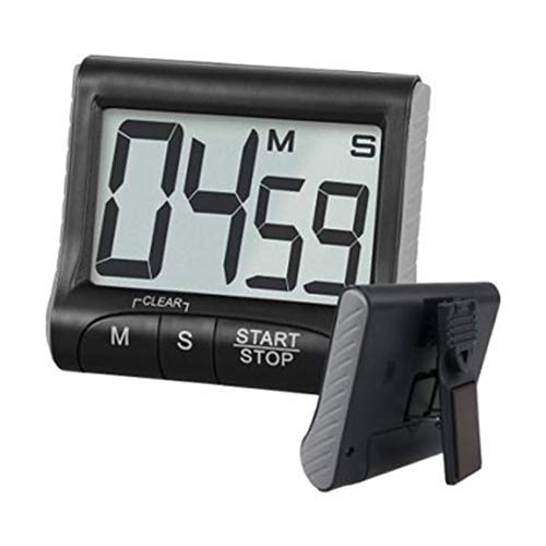 SASY Digital Kitchen Timer, Laboratory Timer & Stopwatch, Large Digits, Loud Alarm, Magnetic Stand