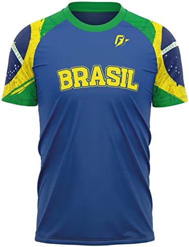 Camiseta Filtro UV Brasil Bandeira OverFame