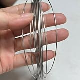 15 Feet Pure Titanium Wire (1.0 mm,18 Gauge)Grade-1 for Jewelry Making DIY and Laboratory