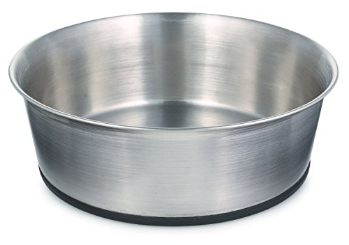 Pro Select Stainless Steel Dog Bowl With Rubber Base Sizes Vary (1 Pack) #TOP1