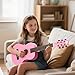 CB SKY 30” Wooden Pink Acoustic Guitar/Girls Gift/Kids Musical Toys/Musical Instrument for age 3-5 5-9