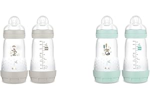 Easy Start Matte Anti-Colic Baby Bottles 9oz