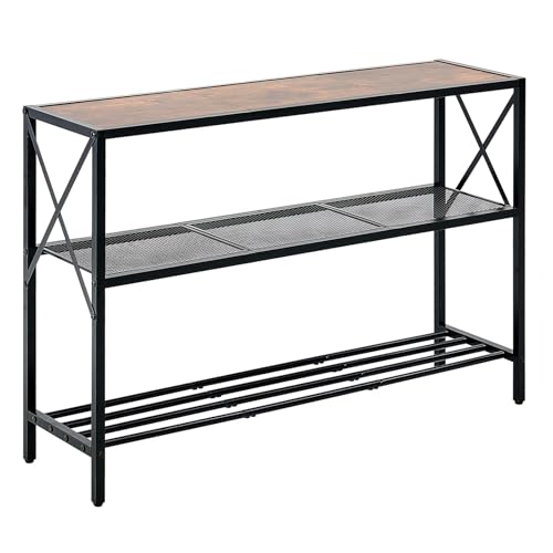 17" Sturdy Construction Entryway Tables, Modern Decor Hallway Table with