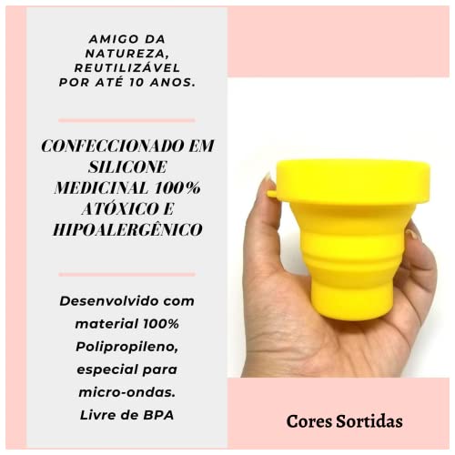 Kit Coletor Menstrual B + Copo Esterilizador + Higienizador de Coletor - Feminist