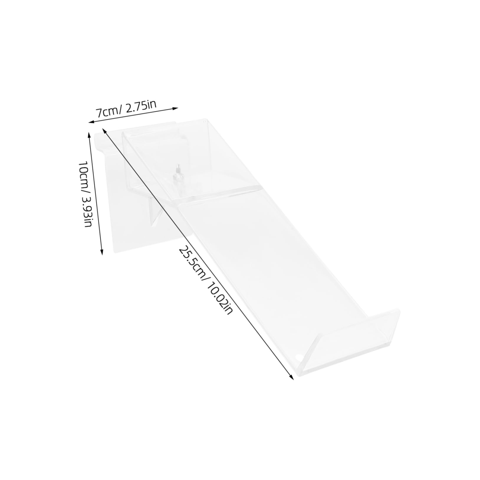 Healifty Stylish Plastic Shoe Display Rack Holder 2 Pack Showcase for High Heels Sandals Convenient for Commercial Personal Use