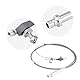 TH350 Kickdown Kabel, Edelstahl Geflochtenes Getriebe Kickdown Kabel Arretierung Kickdown
