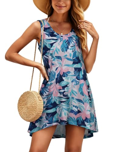 Image of Swimsuit Coverup for Women Bikini Sleeveless Beach Bathing Suit Cover Up
