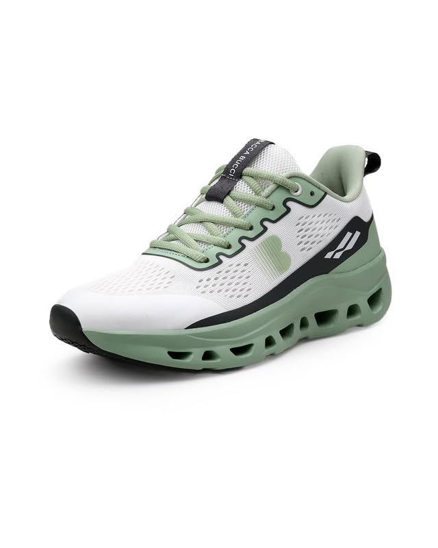 Image of Bacca Bucci Balance Men's Sports Sneakers | Ultra-Light Jacquard Running Shoes with Cushioned Rebound Sole | EVA + Rubber Heavy-Duty Outsole | All-Day Comfort & Breathable Daily Trainers