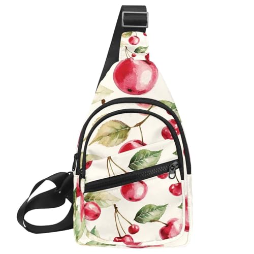 Sac de poitrine cerise et fraise idéal pour vos balades d'été