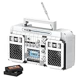 【Hoher Spielwert】Das Mini Radio Baustein set enthält detaillierte, Schritt-für-Schritt-Farbanleitungen und die Details der verschiedenen Größen und farbigen Bausteine ​​sind großartig. Die Größe des Mini Radio spielzeug modells: 15,6 cm x 5,9 cm x 8,9 cm.