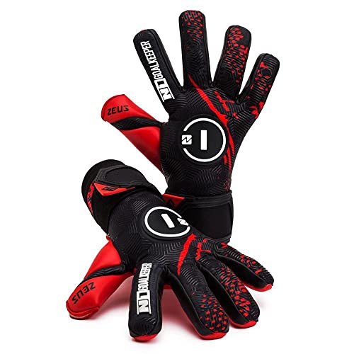 Luva de Goleiro Profissional N1 Zeus Red