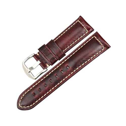 Cuir rouge pour montre connectée : sublimez votre style vintage lors de vos sorties