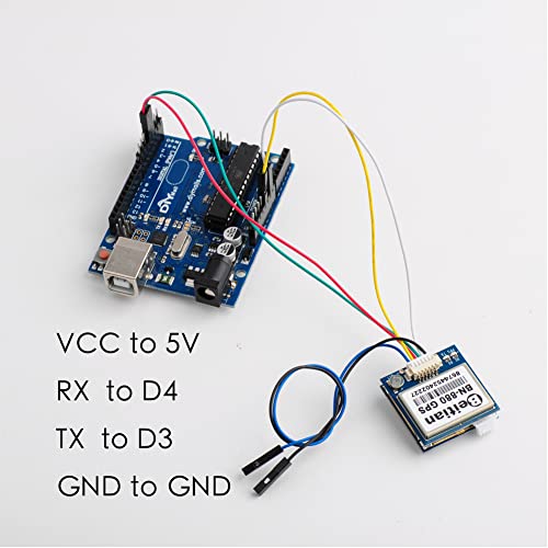 Image of BN-880 GPS Module U8 with Flash HMC5883L Compass + GPS Active Antenna Support GPS Glonass Beidou Car Navigation for Arduino Raspberry Pi Aircraft Pixhawk APM Flight Controller (Pack of 2)