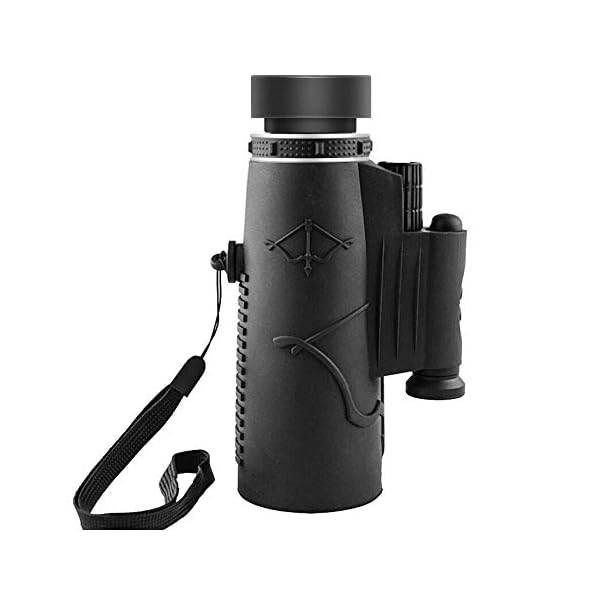 JWBOSS Monokular-Teleskop, 40 × 60, HD, leistungsstark, kompakt, wasserdicht, mit Handy-Stativ für Handy, Jagd, Camping… – Bild 8