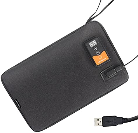 DURASIKO Portable USB Car Wipes Heater Warmer with Digital Display Screen,5V/10W Baby Wipes Thermostat Heating Bag,Heating Temperature Adjustable,Up to 80Pcs Wipes Capacity,for Car/Home/Travel/Camping