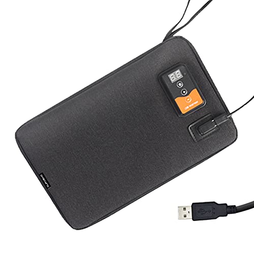 Image of DURASIKO Portable USB Car Wipes Heater Warmer with Digital Display Screen,5V/10W Baby Wipes Thermostat Heating Bag,Heating Temperature Adjustable,Up to 80Pcs Wipes Capacity,for Car/Home/Travel/Camping