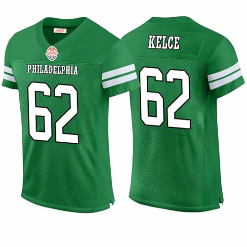 Custom Mens/Youth Football Stitched T-Shirt for Sports Fan No Brand/Logos