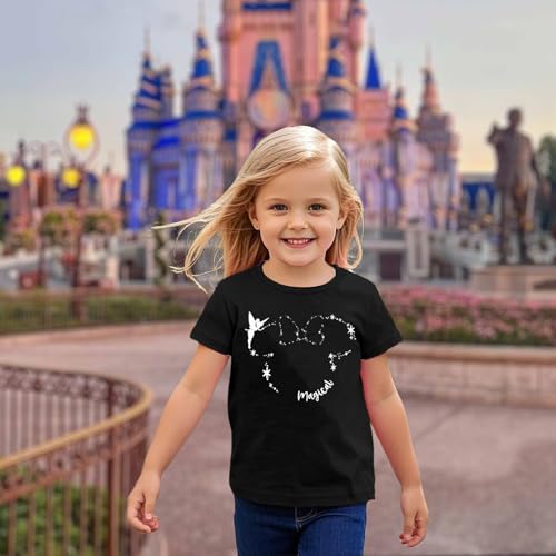 Image of Princess Magical Short Sleeve Tee Toddler Girls Holiday Vacation Kids Top