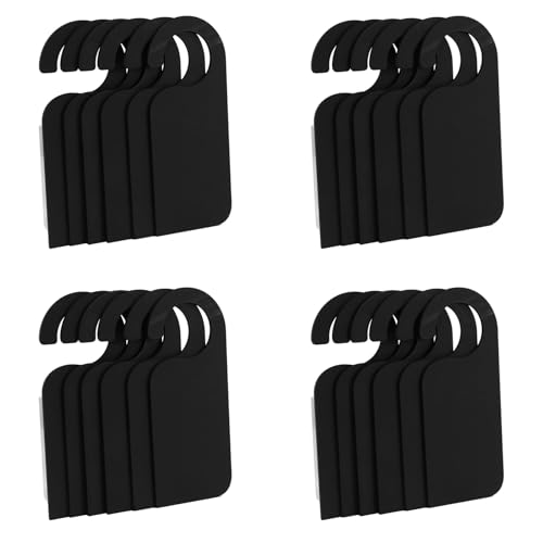 Mini pizarra de madera para colgar con doble cara borrable para notas en pomos