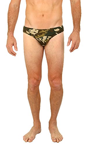 UZZI Men's Hot Body Swim Bikini Swimwear Patriotic Flag