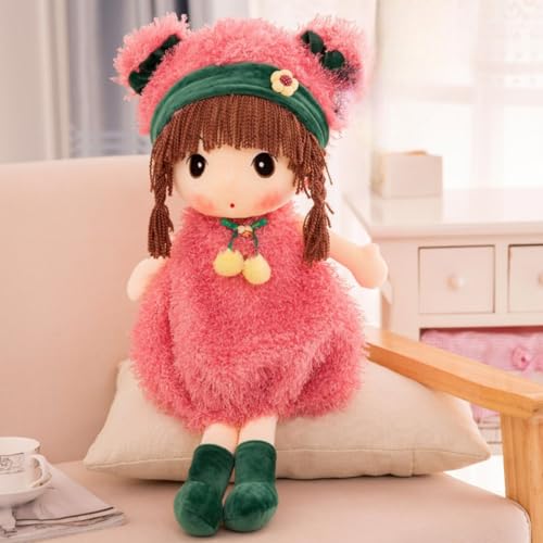 Buccvut かわいい 人形 ぬいぐるみ 女の子 花の子 お花スカート お姫様 ぬいぐるみ ドール 抱き枕 子供 学生 プレゼント (A,40cm)
