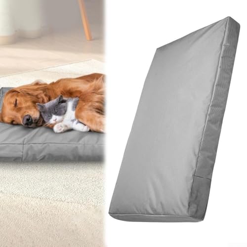 Bezug für Katzen- und Hundebett, waschbar, wasserdicht, 210D-Oxford-Gewebe, praktisch für Haustierbesitzer (122 x 92 x 10 cm)