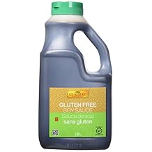 Lee Kum Kee Gluten Free Soy Sauce 64 oz - 1 Pack Vegan, Umami | Perfect for Marinades, Stews, Sauce Mixes, Stir-Frying, Drizzling, Dipping, Seasoning & Braising