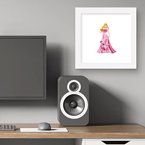 Trends International Gallery Pops Disney Princess - Princess Aurora Sparkle and Shine Wall Art Wall Poster, 12" x 12", White Framed Version by Trends International - Used condition - Image 6