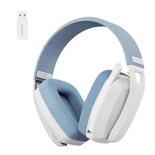 Headset Gamer Sem Fio, Conexão USB e Bluetooth, Design Leve e Confortável, Microfone Embutido, Bateria de até 40h - Compatível com PC, PS4, PS5, Mobile