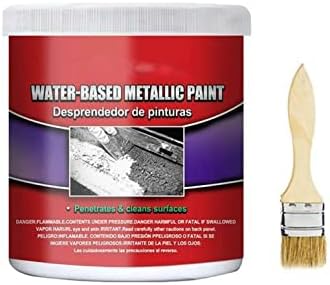 WKHOEOYV 100ML Rust Cleaner, Water-Based Metal Rust Remover,Car Chassis Derusting,Multi-Functional Car Metallic Paint Anti-Rust Chassis Universal Rust Converter Gel with Brush (1 Pcs)
