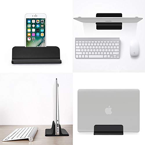 Soporte Vertical Ajustable para Laptop Negro miniatura 4