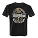 Produktbild Fashionalarm Herren T-Shirt - Der einzig wahre Schornsteinfeger | Fun Shirt Bier Etikett | Geschenk Idee Rauchfangkehrer Kaminfeger Beruf Arbeit, Farbe:schwarz;Größe:XL