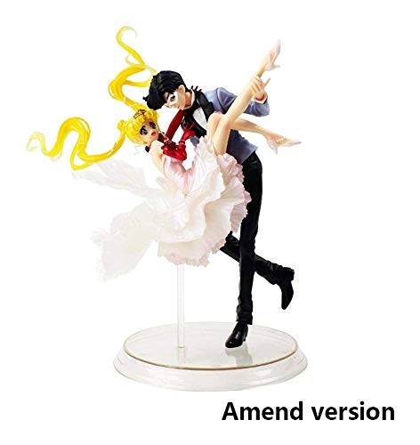 LIRIDP アニメモデル アニメ彫刻美少女戦士セーラームーンマスカレード月野うさぎ、千葉守フィギュアは-Highlyスカルプト8.66 Inche詳細 漫画のキャラクター像