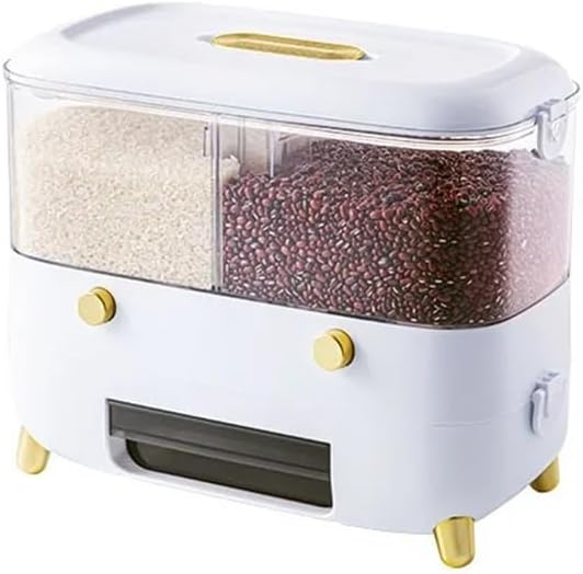 Storage Bins Wall Mounted Cereal Containers Food Dispensers Rice
