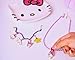 Hello Kitty Sanrio and Friends Charm Bracelet and Necklace Set with 5 Sanrio Charms Official License, Flash Plated
