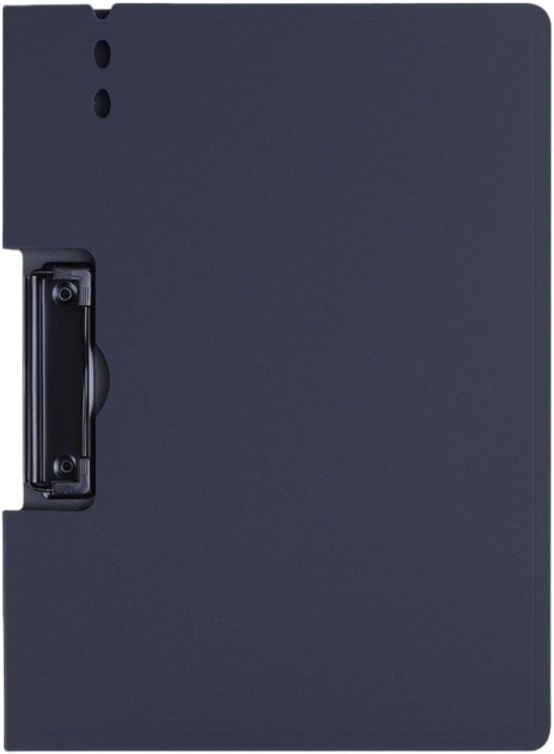 Clipboard Folder - A4 Punchless Clamp Binder with Metal Clips, 360 Degree Foldable Binder Clipboards with Pen Holder, Folder Binders Clip for Letter or A4 Size, 1 Pack