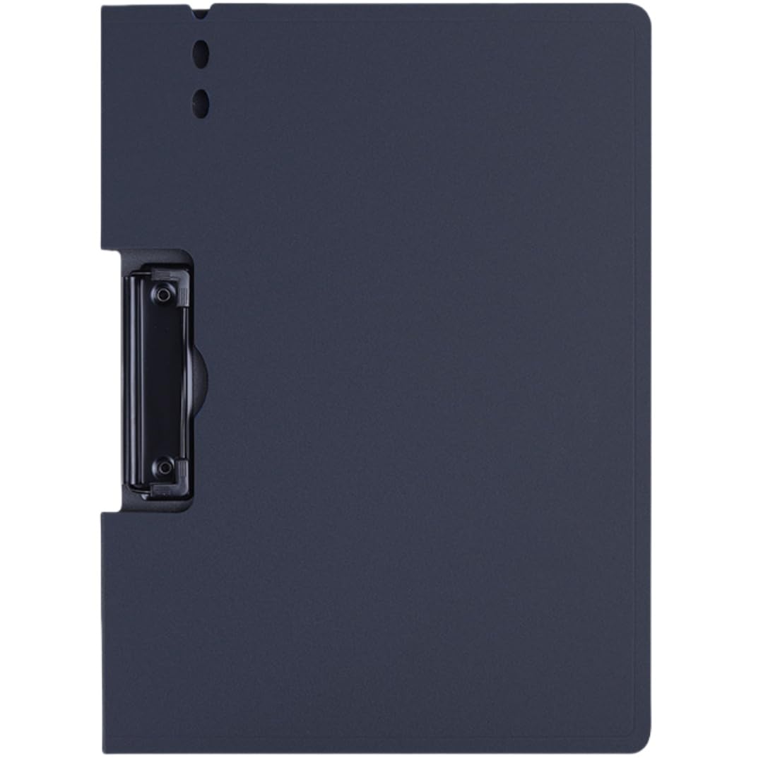 Clipboard Folder - A4 Punchless Clamp Binder with Metal Clips, 360 Degree Foldable Binder Clipboards with Pen Holder, Folder Binders Clip for Letter or A4 Size, 1 Pack