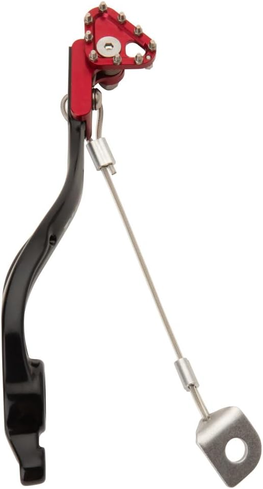 TUSK Aluminum Brake Pedal Red Tip for GASGAS MC 450F 2021-2023