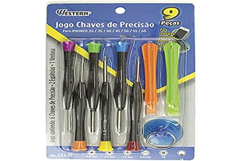 Jogo de Chaves de Precisão, Western, 9 Peças