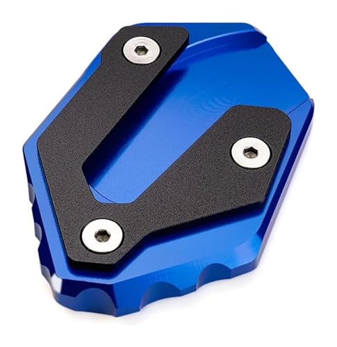 Support latéral pour Tracer 9 GT évite la chute de moto sur sol mou bleu