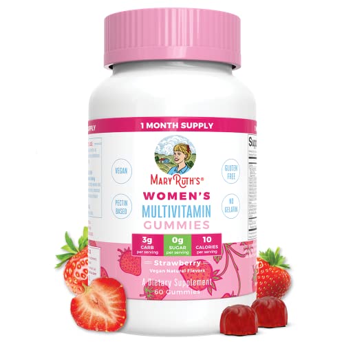 Women's Multivitamin Gummies & Women's Multivitamin Liposomal Bundle By Maryruth's | Daily Vegan Supplement Hair, Skin And Nail | Liquid Vitamins For Immune Support, Cognitive Health & Mood Balance #TOP7
