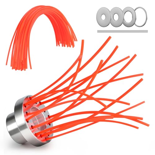 Forever Speed Unkrautbürste für Freischneider,mit 43 Nylonfäden,Wildkrautbürste für Motorsense,Unkraut-Bürste Aluminium,Freischneider Zubehör Forever Speed Unkrautbürste für Freischneider,mit 43 Nylonfäden,Wildkrautbürste für Motorsense,Unkraut-Bürste Aluminium,Freischneider Zubehör