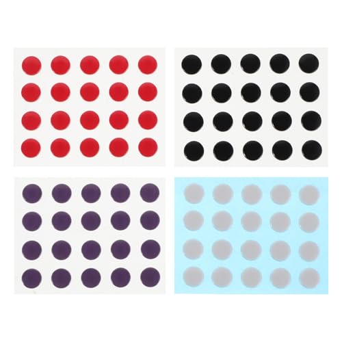 SEWACC 4 Pegatinas deslizantes para Patas de ratón Gaming - Pegatinas de Repuesto para Alfombrillas de ratón - Accesorio para Gaming, Colores Surtidos