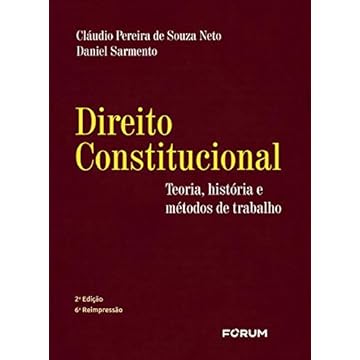 Capa do livro Direito constitucional - teoria historia e métodos de trabalho