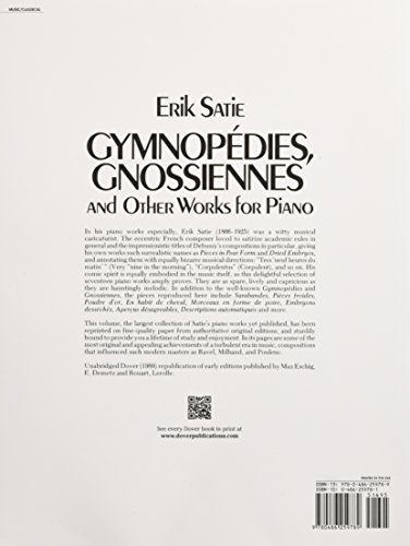 Gymnopedies, Gnossiennes and Other Works for Piano