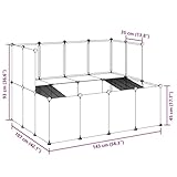 Zoom IMG-2 vidaxl gabbia per piccoli animali Zoom IMG-2 vidaxl gabbia per piccoli animali