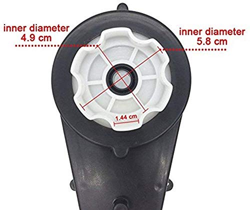WEELYE 24V 30000RPM Gearbox with High Torque 24V DC Motor for Kids Ride on Car SUV Parts, Electric Motor with Gear Box High Speed RS550 DC Motor Match Children Ride on Toys Accessories by weelye - Image 2