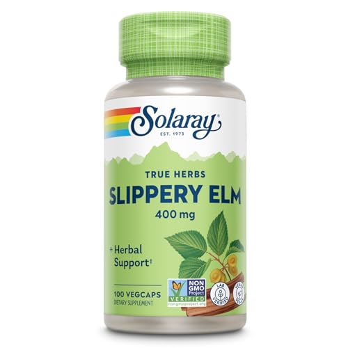 Solaray Slippery Elm 400 Mg, 100 Vegcaps