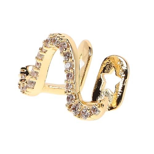 Toyvian Grills de Diamante con Diseño Ondulado Dorado para Hombres Accesorio de Boca Falso para Halloween y Fiestas de Disfraces